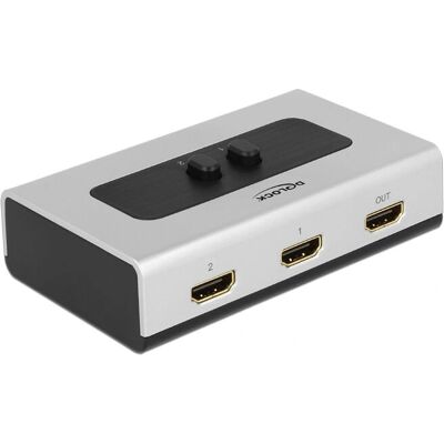 DeLOCK 87663 HDMI Video Switch - Support 2 HDMI Inputs DeLOCK 87663 HDMI Video Switch - Support 2 HDMI Inputs