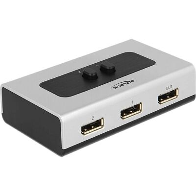 Interruptor de video DisplayPort DeLOCK 87668 Interruptor de video DisplayPort DeLOCK 87668