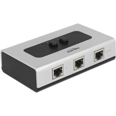 DeLOCK 87673 interface hub - 1000 Mbit/s - Black, Grey DeLOCK 87673 interface hub - 1000 Mbit/s - Black, Grey