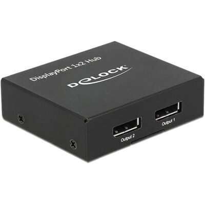 DeLock 87691 Video Splitter - DisplayPort 2x DeLock 87691 Video Splitter - DisplayPort 2x