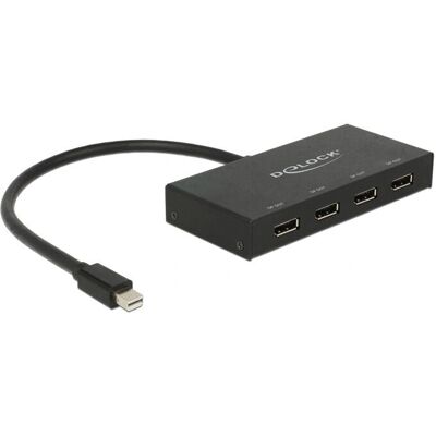 Diviseur vidéo DisplayPort 4x DeLOCK 87693 Diviseur vidéo DisplayPort 4x DeLOCK 87693