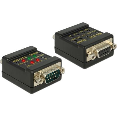 DeLock 87713 RS-232 Testare - Kompakt, Svart DeLock 87713 RS-232 Testare - Kompakt, Svart