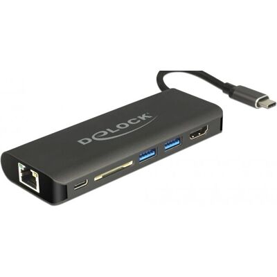 DeLOCK 87721 Laptop Dock - USB 3.2 Gen 1, HDMI, Ethernet DeLOCK 87721 Laptop Dock - USB 3.2 Gen 1, HDMI, Ethernet