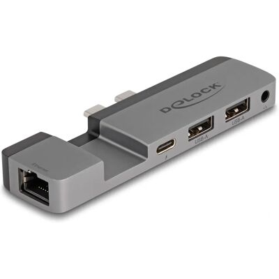 DeLOCK 87757 Laptop Dock - Thunderbolt 4, USB-C, Grau DeLOCK 87757 Laptop Dock - Thunderbolt 4, USB-C, Grau