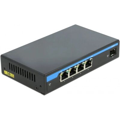DeLOCK EAN/UPC 4043619877652 Netzwerk-Switch 4 Ports Gigabit Ethernet PoE+ Desktop DeLOCK EAN/UPC 4043619877652 Netzwerk-Switch 4 Ports Gigabit Ethernet PoE+ Desktop