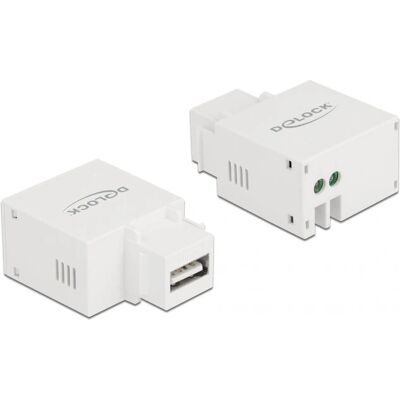 DeLock Keystone Modul mit USB Typ-A Ladebuchse - Weiß DeLock Keystone Modul mit USB Typ-A Ladebuchse - Weiß