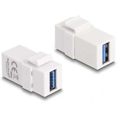 DeLock Keystone-Modul - USB 3.0 A Weiss - Produkttyp DeLock Keystone-Modul - USB 3.0 A Weiss - Produkttyp