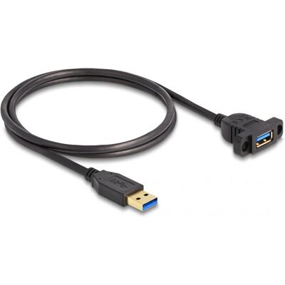 DeLock SuperSpeed USB 3.2 Gen 1 Kabel - 1m, Schwarz DeLock SuperSpeed USB 3.2 Gen 1 Kabel - 1m, Schwarz
