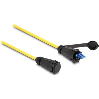 Câble en fibre optique jaune DeLOCK 87887 - 1m - Monomode, IP68 Câble en fibre optique jaune DeLOCK 87887 - 1m - Monomode, IP68