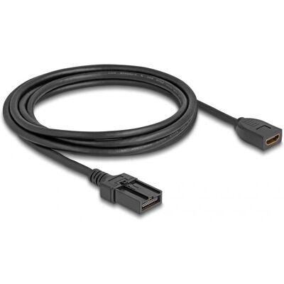 Delock 87905 HDMI-Kabel - 3m, Hochgeschwindigkeit, Automotive HDMI-E Verriegelung - Schwarz Delock 87905 HDMI-Kabel - 3m, Hochgeschwindigkeit, Automotive HDMI-E Verriegelung - Schwarz