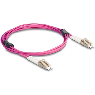 DeLOCK 87914 LWL Glasfaserkabel - Multimode, Metallarmierung, Violett DeLOCK 87914 LWL Glasfaserkabel - Multimode, Metallarmierung, Violett