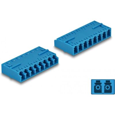Adaptador de fibra óptica DeLOCK 87930 LC/LC - Azul Adaptador de fibra óptica DeLOCK 87930 LC/LC - Azul