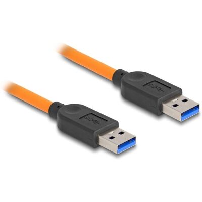 DeLOCK 87962 USB Kabel - Orange - 1m - USB 3.0 - 5 Gbps DeLOCK 87962 USB Kabel - Orange - 1m - USB 3.0 - 5 Gbps