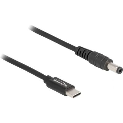 DeLOCK 87977 Netzteilkabel - Schwarz - 1,5 m - USB C zu DC DeLOCK 87977 Netzteilkabel - Schwarz - 1,5 m - USB C zu DC