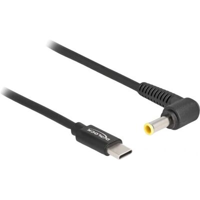 DeLock 87980 Stromkabel - Schwarz 1,5 m USB C DeLock 87980 Stromkabel - Schwarz 1,5 m USB C