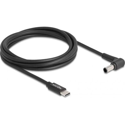 DeLOCK Stromkabel - USB-C zu Sony 6,0 x 4,3 mm - 1,5m - Schwarz - Stromkabel DeLOCK Stromkabel - USB-C zu Sony 6,0 x 4,3 mm - 1,5m - Schwarz - Stromkabel