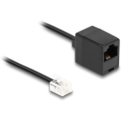 DeLOCK 88095 - Telefonkabel 5m RJ11 zu RJ45 schwarz DeLOCK 88095 - Telefonkabel 5m RJ11 zu RJ45 schwarz