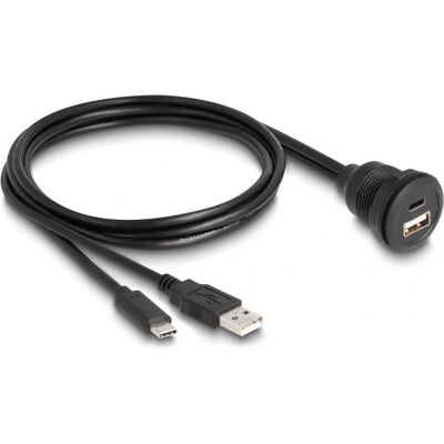 DeLOCK 88102 USB Cable Adapter - USB 2.0, Type-A to Type-C, 1m DeLOCK 88102 USB Cable Adapter - USB 2.0, Type-A to Type-C, 1m
