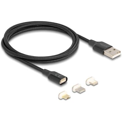 DeLOCK 88165 USB Magnetisches Ladekabel - 1m DeLOCK 88165 USB Magnetisches Ladekabel - 1m