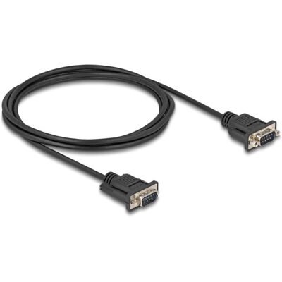 DeLOCK 88218 Seriell Kabel - 2M - Unterstützt RS-232 - Schwarz DeLOCK 88218 Seriell Kabel - 2M - Unterstützt RS-232 - Schwarz