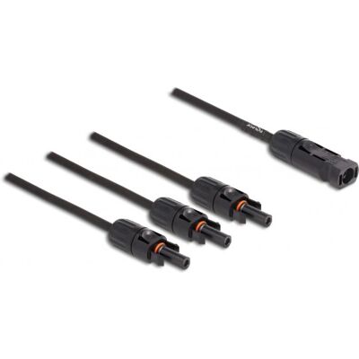 DeLOCK 88224 Solarkabel - 35cm, Schwarz, MC4, TS4, QC4 - Kabelverteiler DeLOCK 88224 Solarkabel - 35cm, Schwarz, MC4, TS4, QC4 - Kabelverteiler