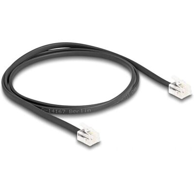 DeLOCK 88301 Flexibles Flaches Telefonkabel - 1m RJ11 DeLOCK 88301 Flexibles Flaches Telefonkabel - 1m RJ11
