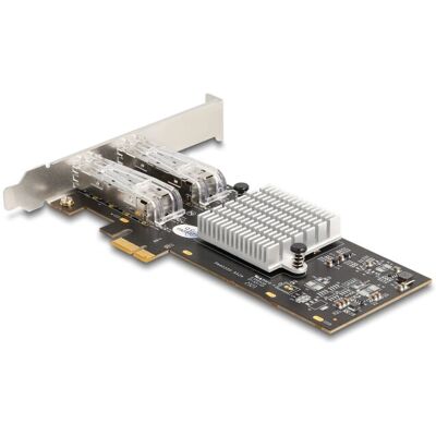 DeLock 88336 Netzwerkkarte - Dual SFP Gigabit PCIe x1 DeLock 88336 Netzwerkkarte - Dual SFP Gigabit PCIe x1