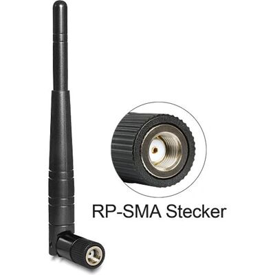 Antenna di rete DeLOCK 88461 - Omnidirezionale - 3 dBi - Nero Antenna di rete DeLOCK 88461 - Omnidirezionale - 3 dBi - Nero