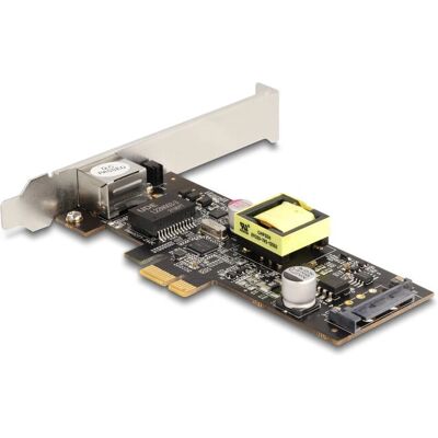 DeLock Modell 88506 Netzwerkkarte - 2,5 Gbit/s PoE+ PCIe x1 DeLock Modell 88506 Netzwerkkarte - 2,5 Gbit/s PoE+ PCIe x1