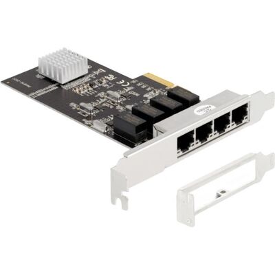 Tarjeta PCIe Gigabit LAN de 4 puertos - Plata Tarjeta PCIe Gigabit LAN de 4 puertos - Plata