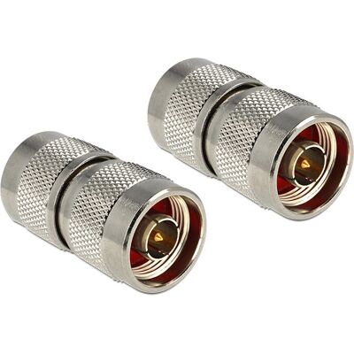 Conector coaxial N macho a N macho DeLOCK - Adaptador RF Conector coaxial N macho a N macho DeLOCK - Adaptador RF