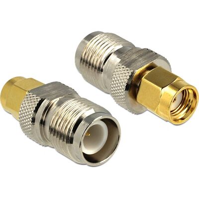 Connecteur coaxial DeLOCK 88819 - RP-SMA à RP-TNC - Publicité Connecteur coaxial DeLOCK 88819 - RP-SMA à RP-TNC - Publicité