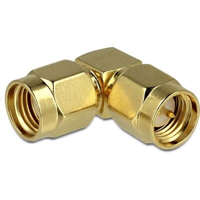 Connecteur coaxial DeLOCK 88826 - Or - 50Ω - 90° - Publicité Connecteur coaxial DeLOCK 88826 - Or - 50Ω - 90° - Publicité