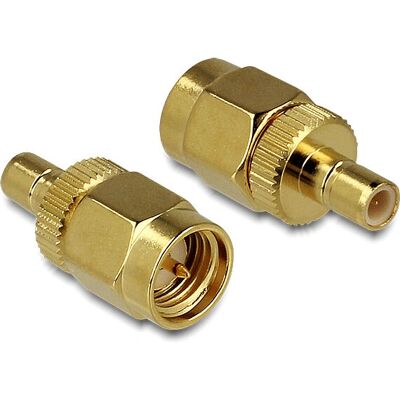 Connecteur coaxial DeLOCK 88830 - SMA - SMB - Or - Publicité Connecteur coaxial DeLOCK 88830 - SMA - SMB - Or - Publicité