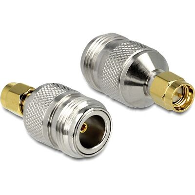 Connecteur coaxial N à SMA mâle DeLOCK - 34mm - Publicité Connecteur coaxial N à SMA mâle DeLOCK - 34mm - Publicité