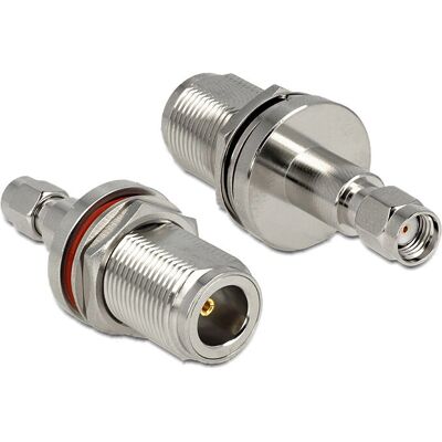 Conector coaxial DeLock 88847 - N hembra a macho RP-SMA Conector coaxial DeLock 88847 - N hembra a macho RP-SMA
