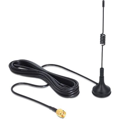 Antenna di rete DeLOCK 88877 - Omnidirezionale - 3 dBi - Nera Antenna di rete DeLOCK 88877 - Omnidirezionale - 3 dBi - Nera