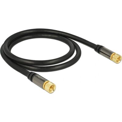 DeLOCK 88918 Câble coaxial 1m noir - Câble coaxial DeLOCK 88918 Câble coaxial 1m noir - Câble coaxial