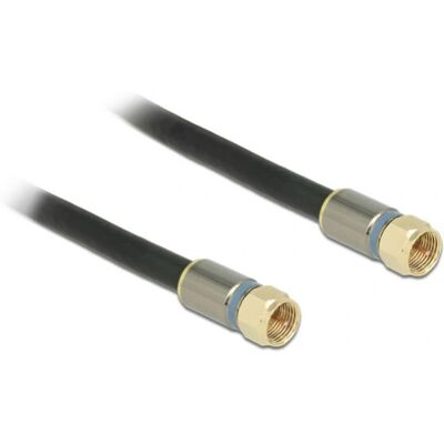DeLOCK 88950 Koaxialkabel - 10m RG-6/U F-Stecker - Schwarz DeLOCK 88950 Koaxialkabel - 10m RG-6/U F-Stecker - Schwarz