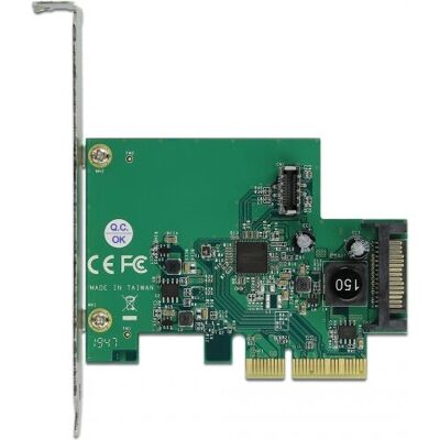Scheda PCIe DeLOCK - USB 3.2 Gen 2 Interna, 10 Gbps, Profilo Basso Scheda PCIe DeLOCK - USB 3.2 Gen 2 Interna, 10 Gbps, Profilo Basso