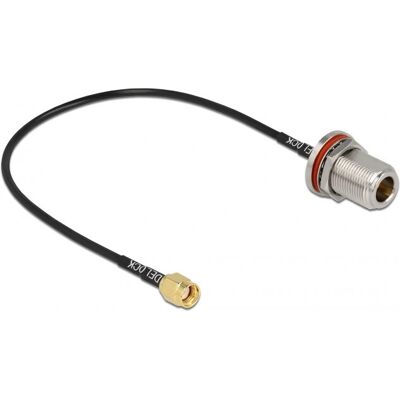 DeLock 89059 Cable coaxial - 0,3m Negro DeLock 89059 Cable coaxial - 0,3m Negro