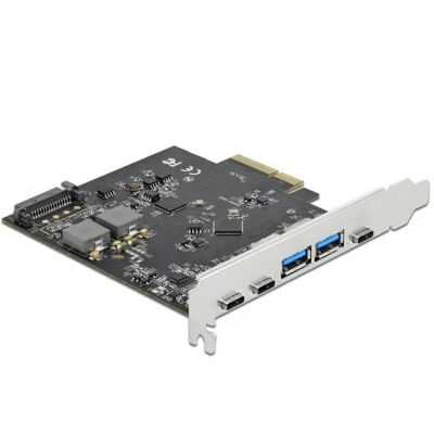 DeLOCK 89074 Tarjeta PCIe USB - 5 puertos USB 3.2 Gen 2 DeLOCK 89074 Tarjeta PCIe USB - 5 puertos USB 3.2 Gen 2