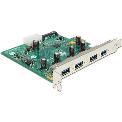 Tarjeta PCIe USB 3.0 DeLOCK 89323 - 4 Puertos Tarjeta PCIe USB 3.0 DeLOCK 89323 - 4 Puertos