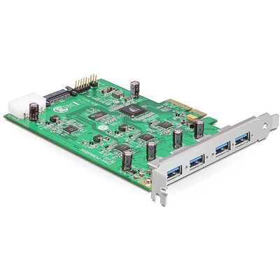 DeLOCK 89325 PCIe Karte - 4x USB 3.0 - Interne PCIe 3.2 Gen 1 DeLOCK 89325 PCIe Karte - 4x USB 3.0 - Interne PCIe 3.2 Gen 1