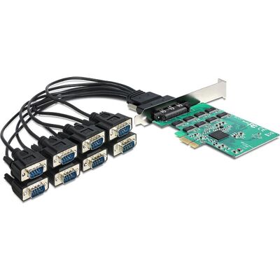 DeLOCK 89336 Tarjeta de interfaz serial PCIe - Expansión RS-232 industrial DeLOCK 89336 Tarjeta de interfaz serial PCIe - Expansión RS-232 industrial