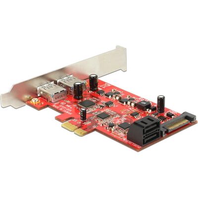 DeLOCK 89389 PCIe SATA USB 3.0 Adapter - Internal SATA, External USB 3.2 Gen 1 DeLOCK 89389 PCIe SATA USB 3.0 Adapter - Internal SATA, External USB 3.2 Gen 1