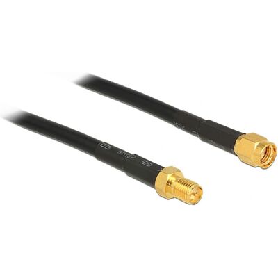 DeLOCK 1m CFD200 Cavo di estensione antenna - RP-SMA - 1m DeLOCK 1m CFD200 Cavo di estensione antenna - RP-SMA - 1m