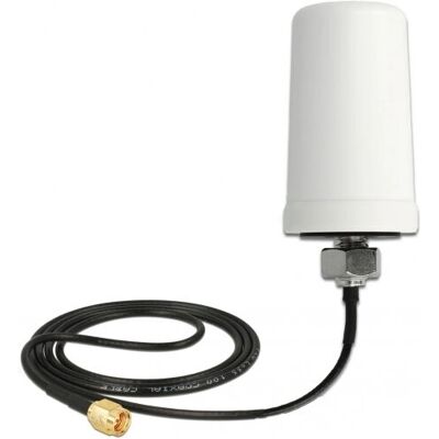 Antenna Wi-Fi a doppia banda DeLOCK - Interno/Esterna - 2.4/5 GHz - 3 dBi Antenna Wi-Fi a doppia banda DeLOCK - Interno/Esterna - 2.4/5 GHz - 3 dBi