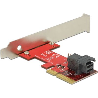 DeLock PCIe x4 SAS Karte - Unterstützt NVMe - 12 Gbps DeLock PCIe x4 SAS Karte - Unterstützt NVMe - 12 Gbps
