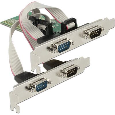 DeLOCK 89557 PCIe Seriel Adapter med 4 porte DeLOCK 89557 PCIe Seriel Adapter med 4 porte